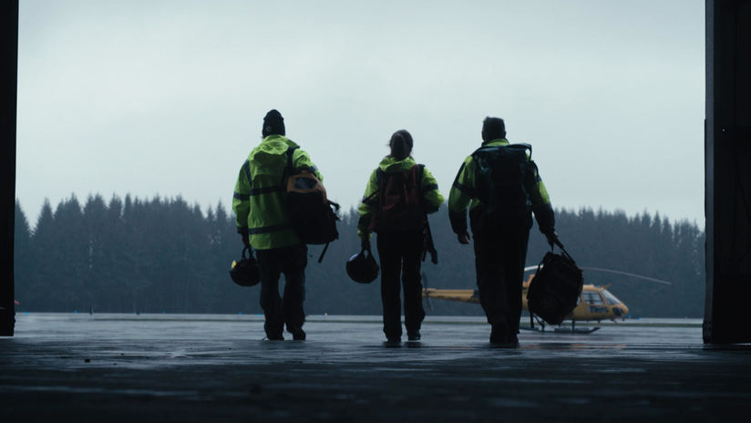 Rugged "Avalanche Scientists"